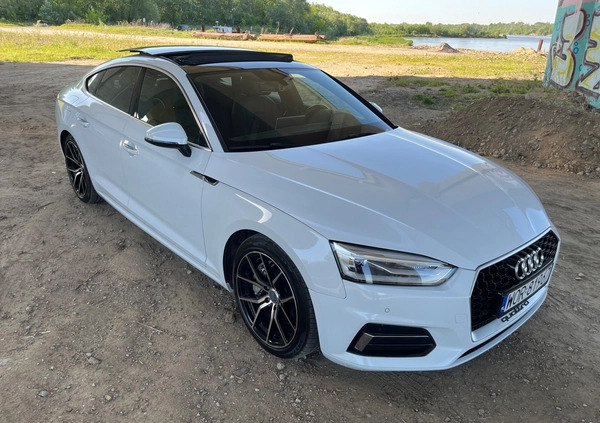 Audi A5 cena 118000 przebieg: 67000, rok produkcji 2018 z Warszawa małe 781